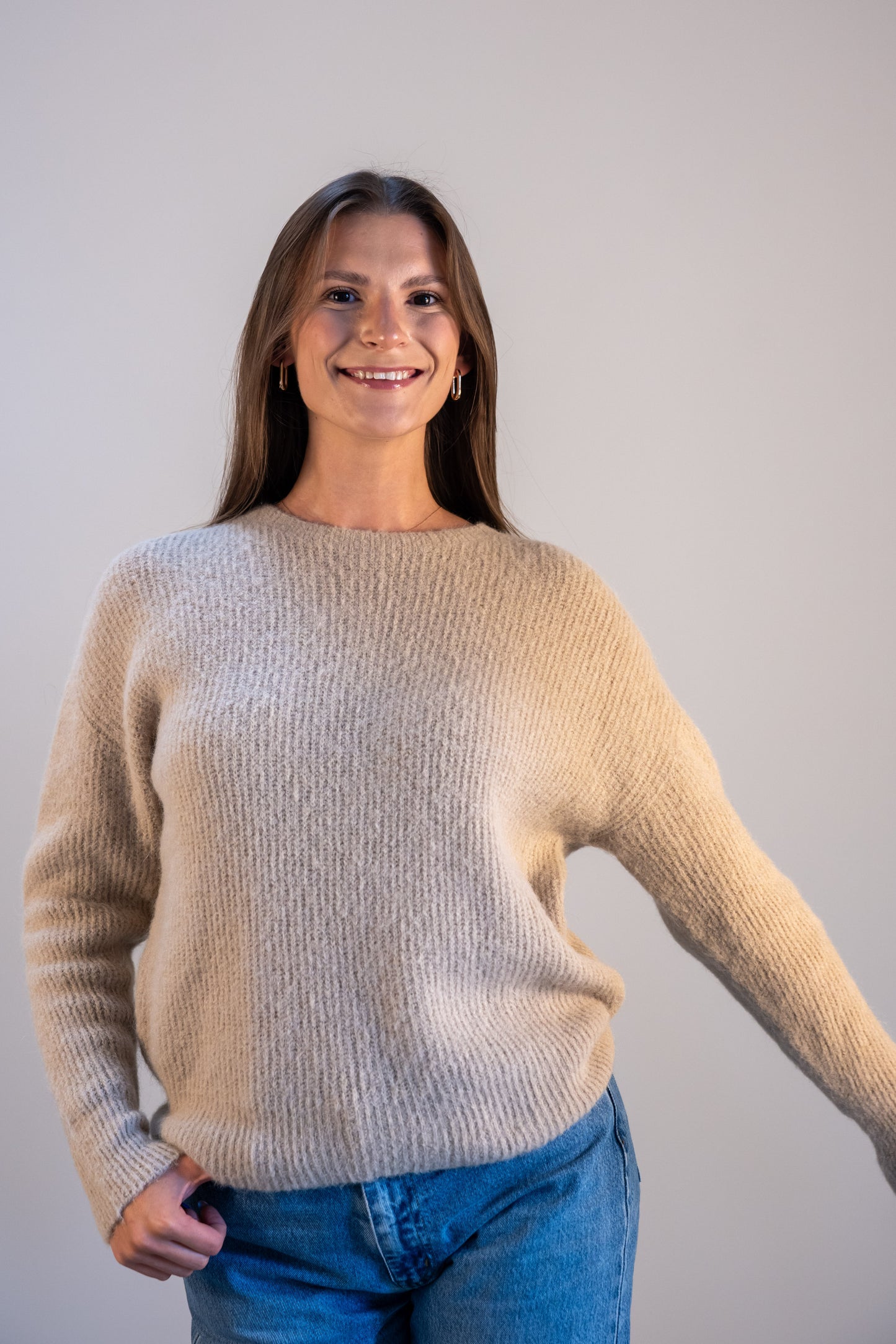Megztinis "Cozy Touch" nude