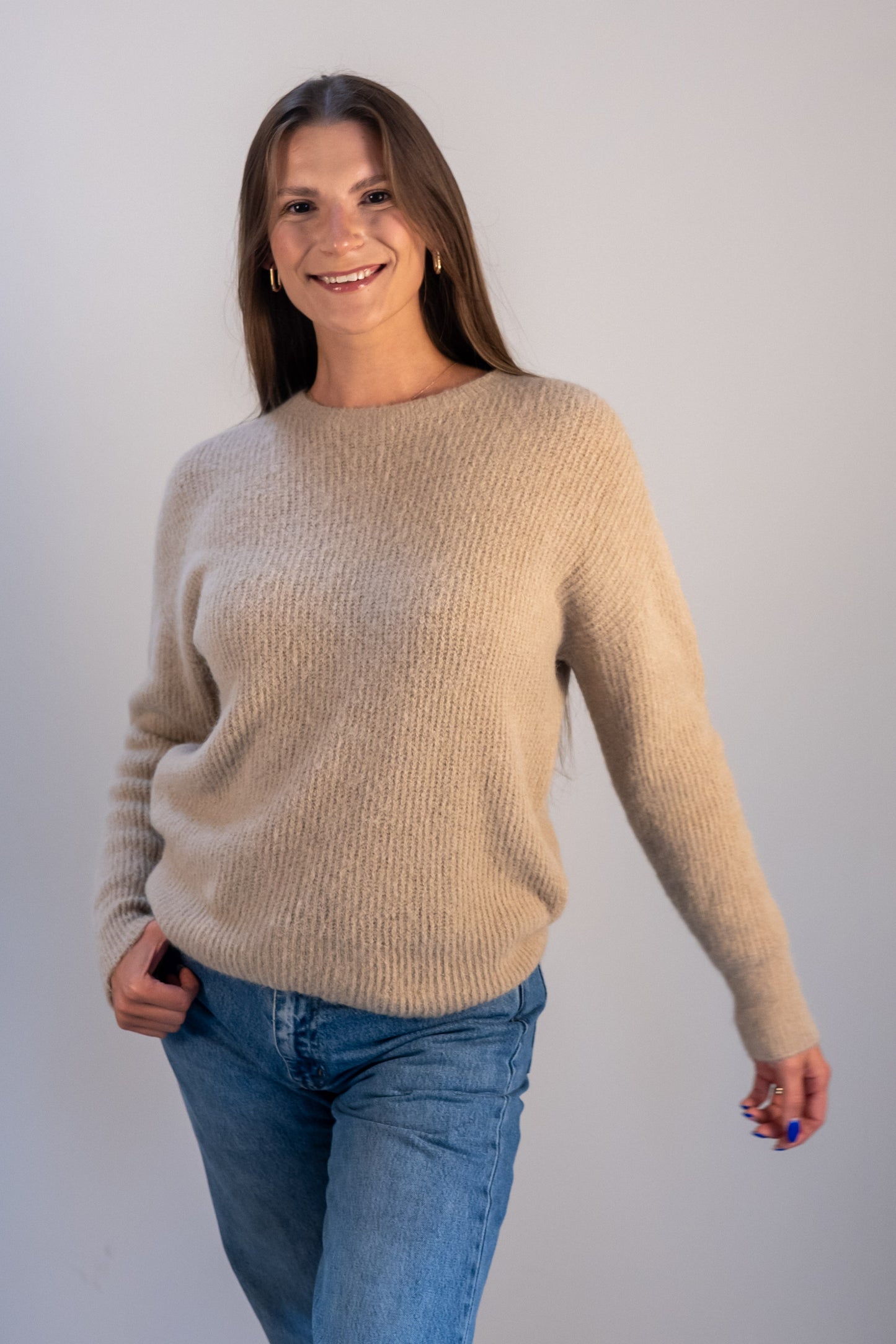 Megztinis "Cozy Touch" nude