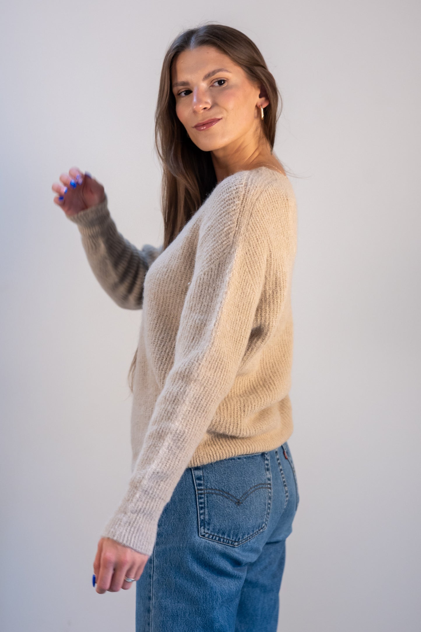 Megztinis "Cozy Touch" nude