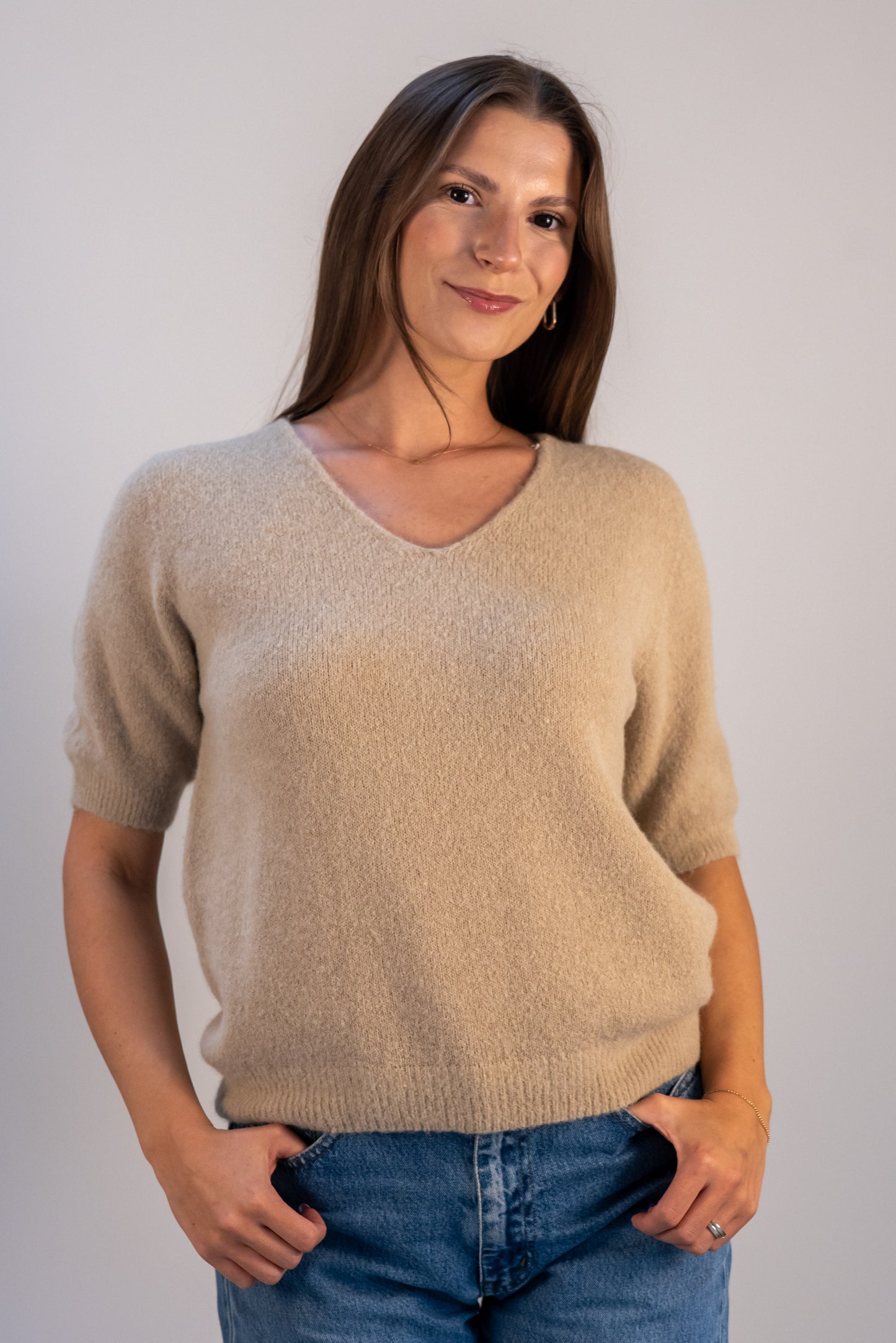 Megztinis "Soft Embrace" nude