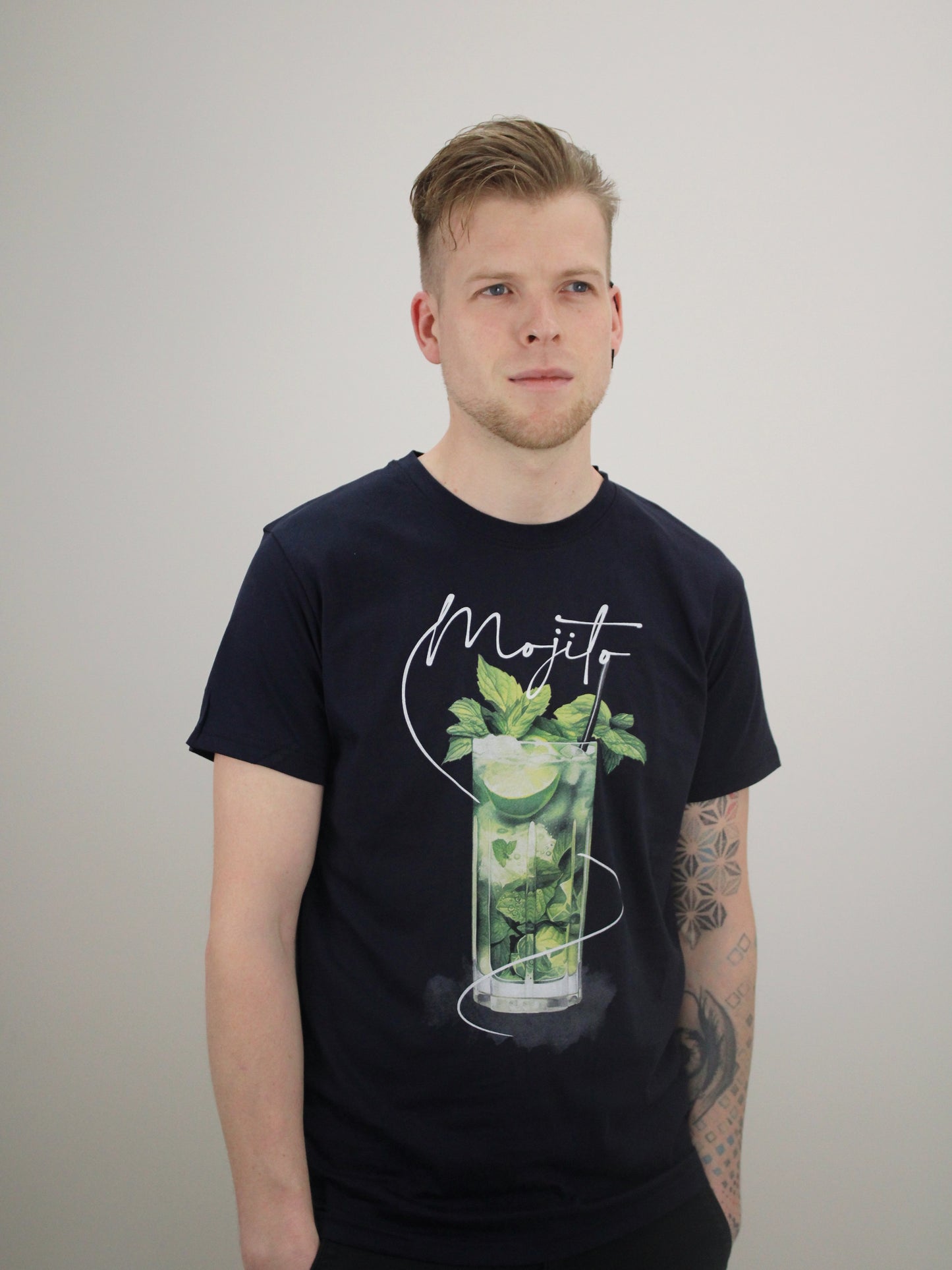 Marškinėliai „MOHITO MOOD“ spalva mėlyna