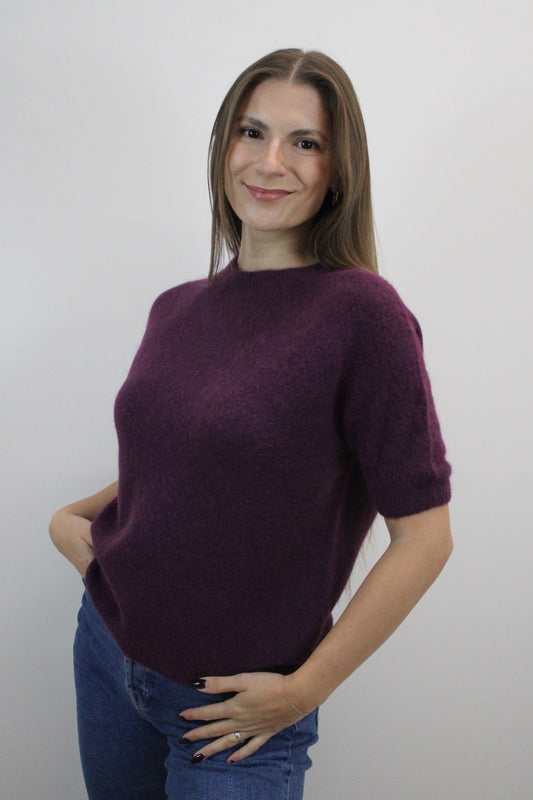 Megztinis "Simfonija" bordo