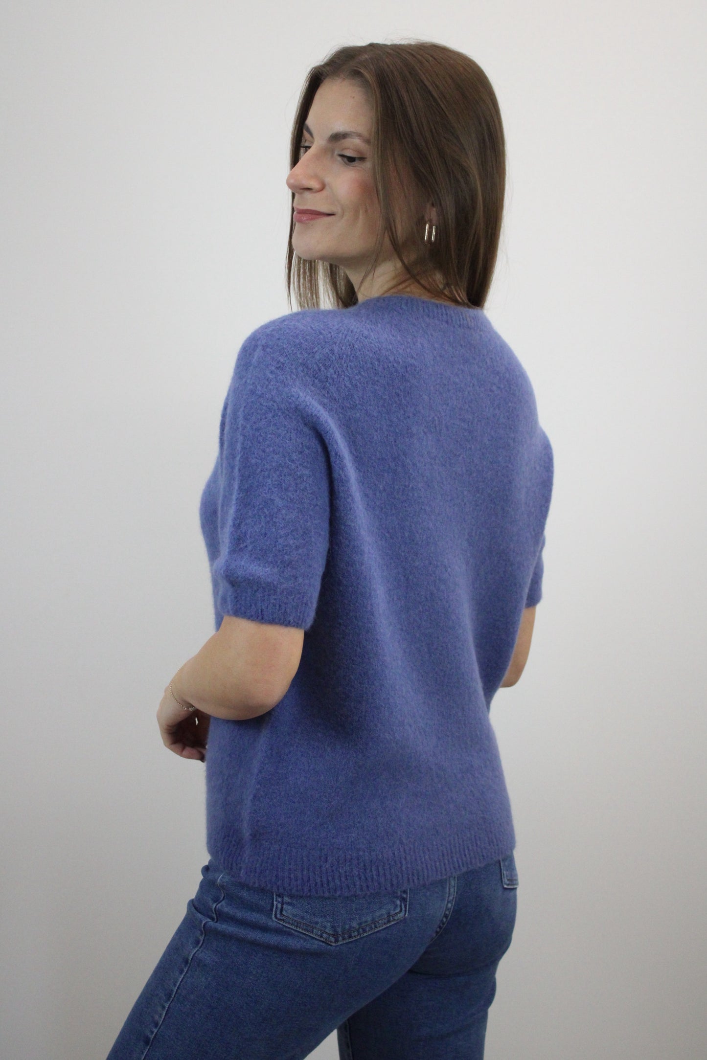 Megztinis "Simfonija" violetinė