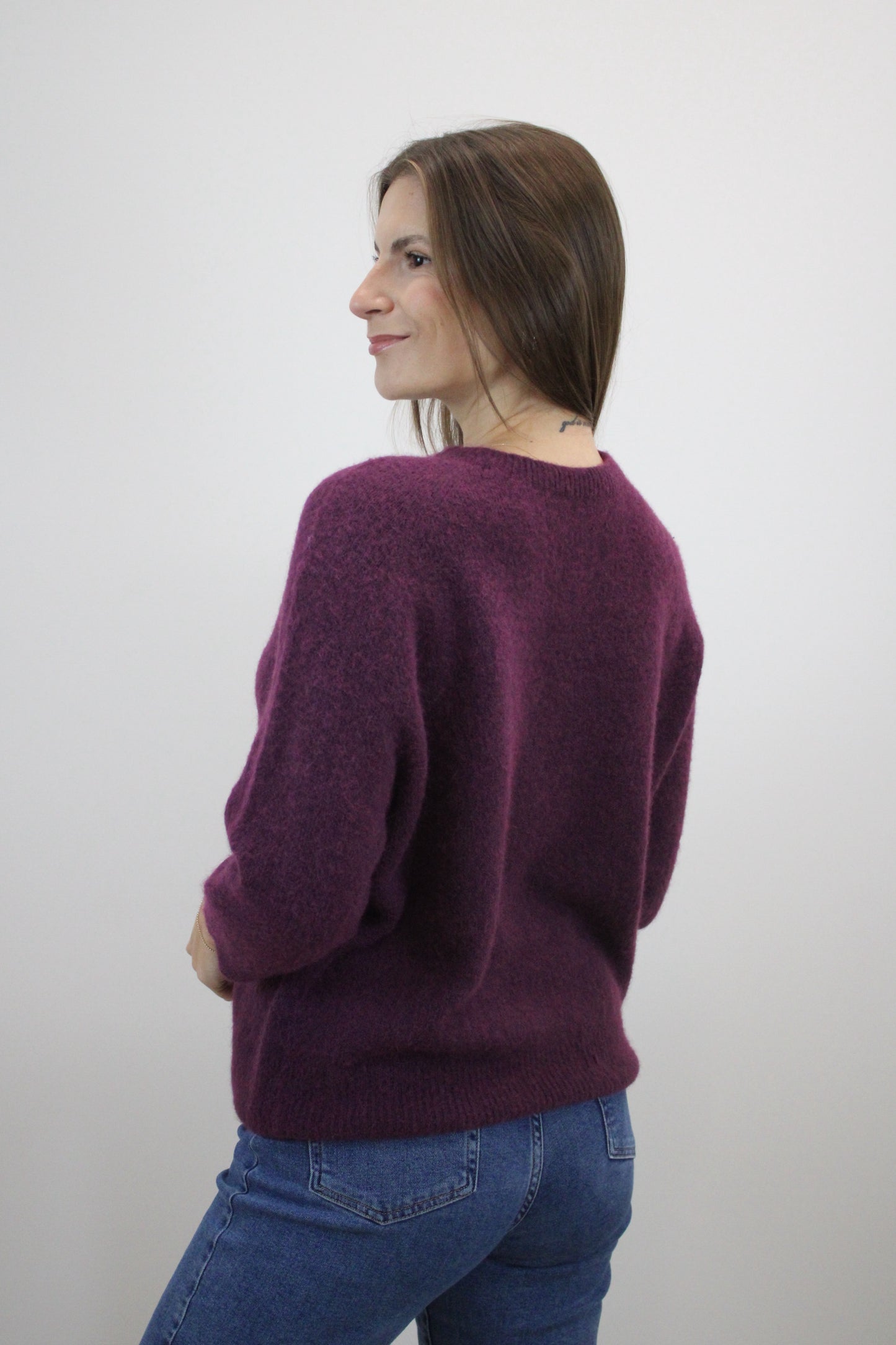 Megztinis "Favorite" bordo