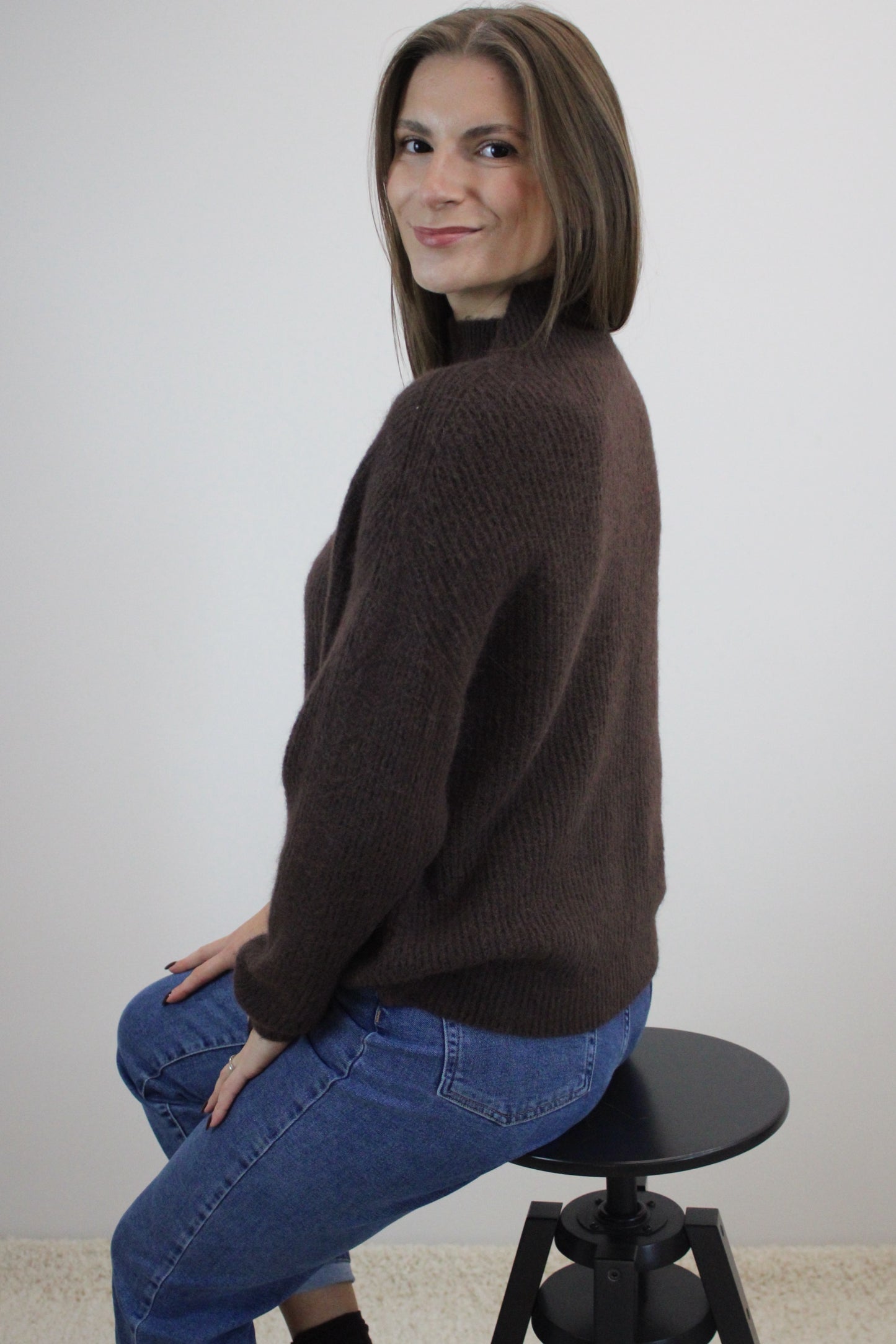 Megztinis "Cozy Touch" rudas