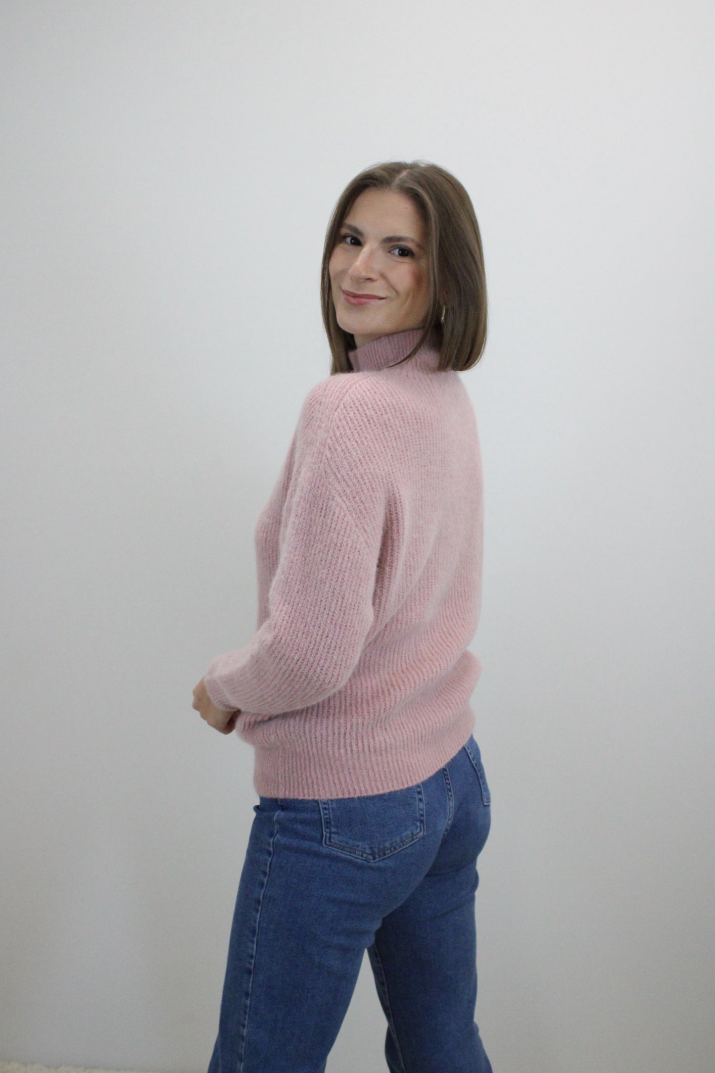 Megztinis "Cozy Touch" rožinis
