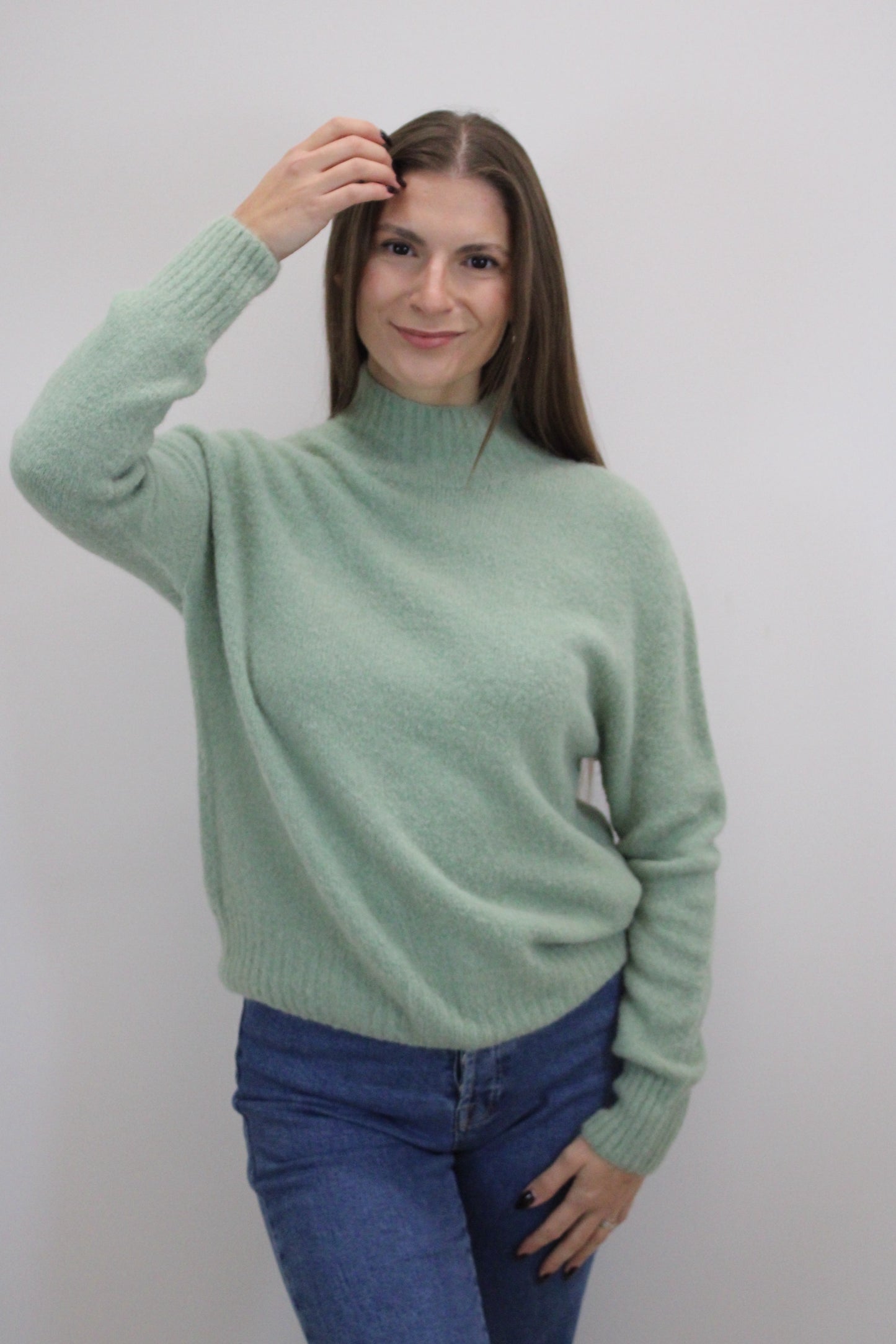 Megztinis "Cozy Touch" žalias