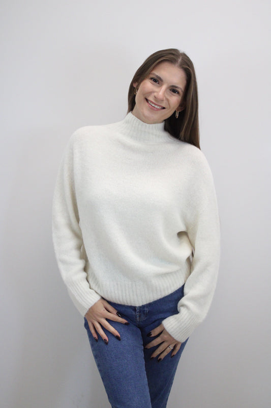 Megztinis "Cozy Touch" baltas