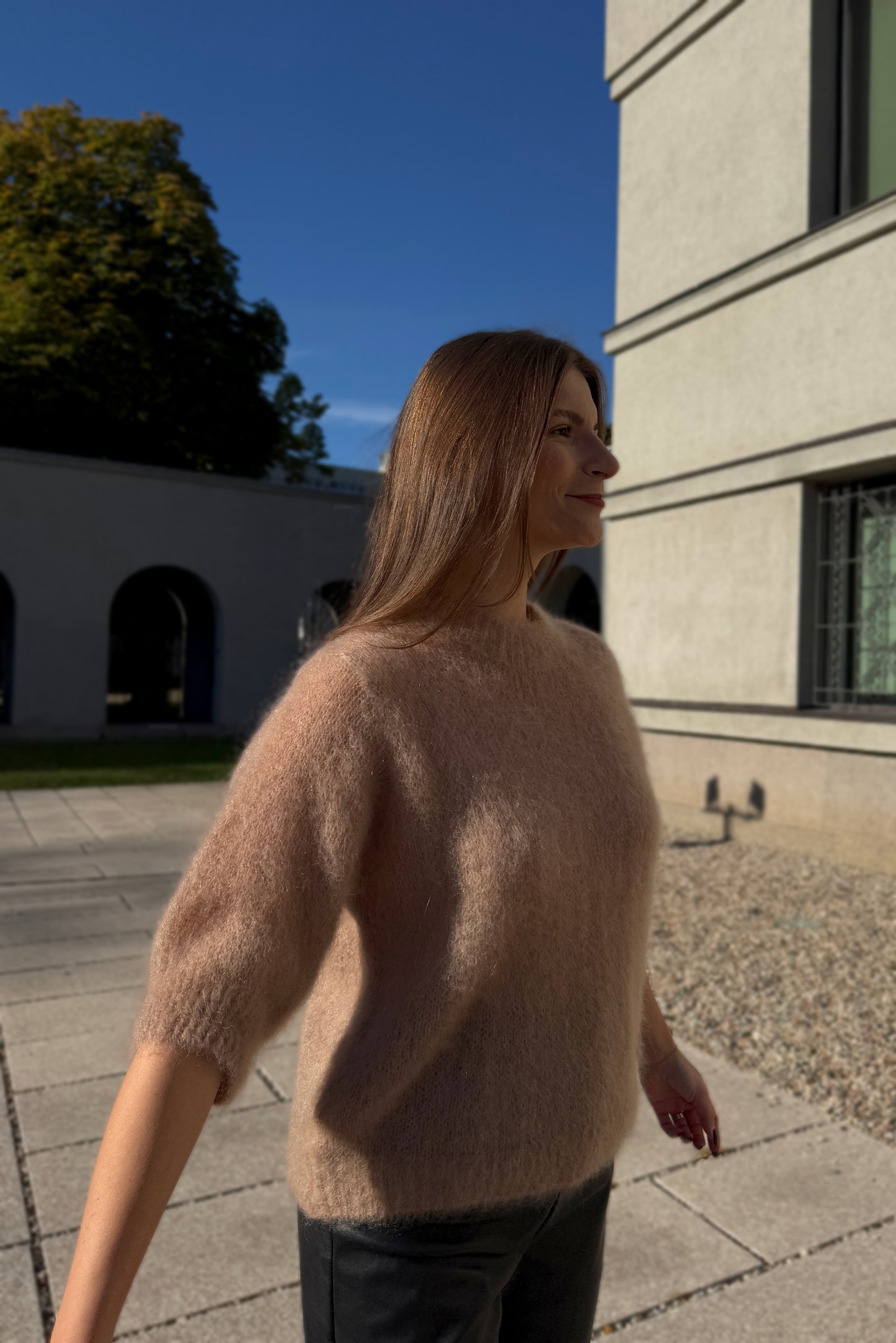 Moheros megztinis "Elysian" karamelė