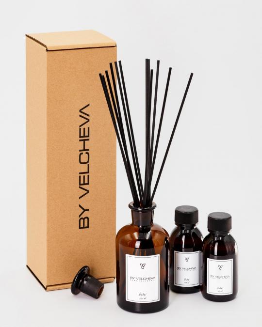 By Velcheva BAMBOO namų kvapas su lazdelėmis