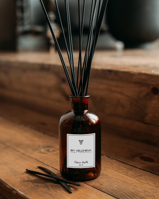 By Velcheva TABACCO VANILLA namų kvapas su lazdelėmis