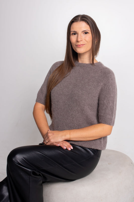 Megztinis "Simfonija" rusvas