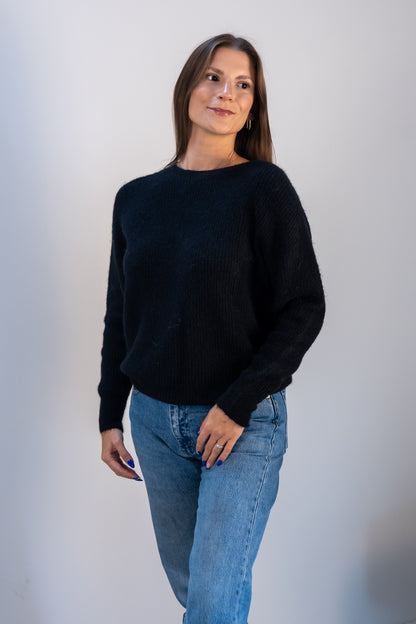 Megztinis "Cozy Touch" juodas