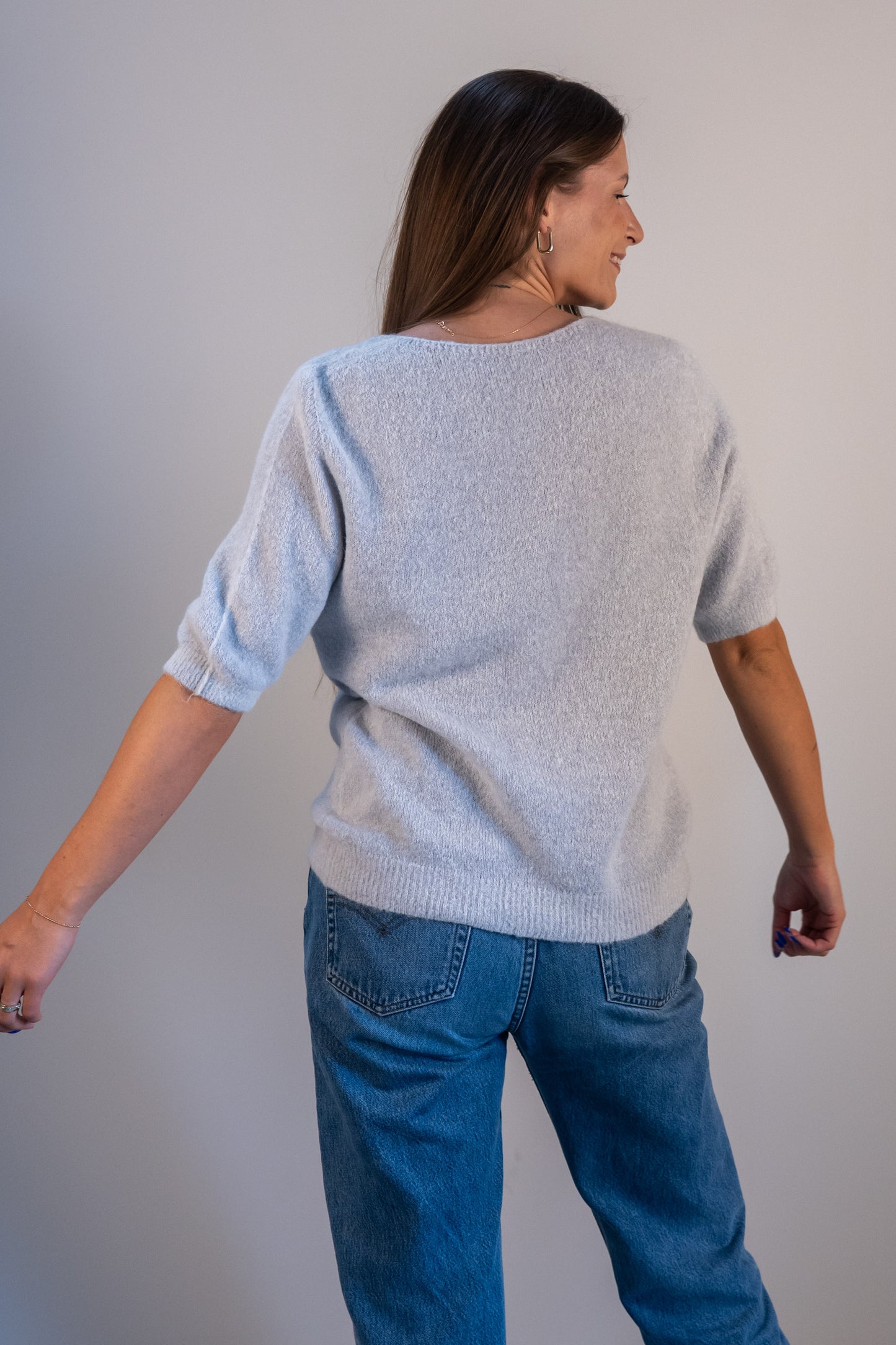 Megztinis "Soft Embrace" pilkas