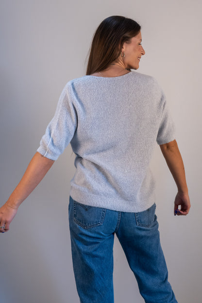 Megztinis "Soft Embrace" pilkas