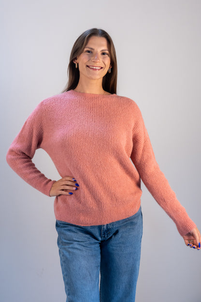 Megztinis "Cozy Touch" rožinis