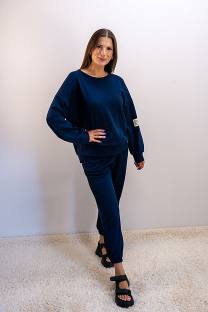 „Urban Muse“ mėlynas laisvalaikio kostiumėlis