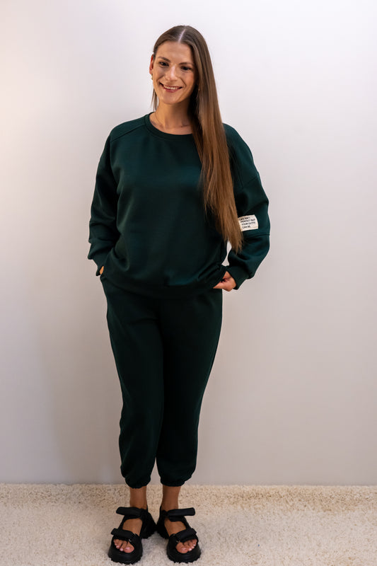 „Urban Muse“ žalias laisvalaikio kostiumėlis