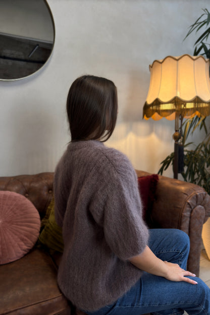 Prabangus Moheros megztinis "Bellini" capučino