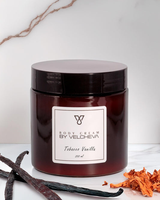 By Velcheva TOBACCO VANILLA kūno kremas