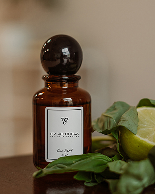 By Velcheva LIME BASIL interjero kvepalai